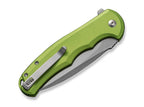 Button Lock Praxis Aluminum Green