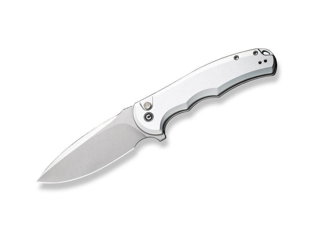 Button Lock Praxis Aluminum Silver