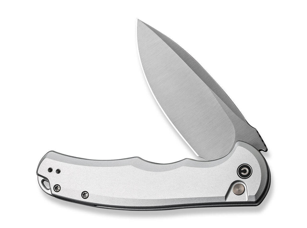 Button Lock Praxis Aluminum Silver