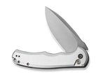 Button Lock Praxis Aluminum Silver