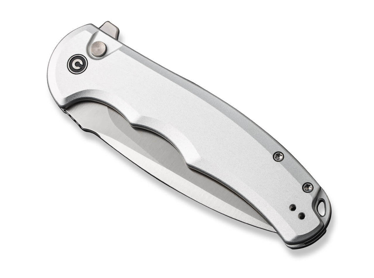 Button Lock Praxis Aluminum Silver