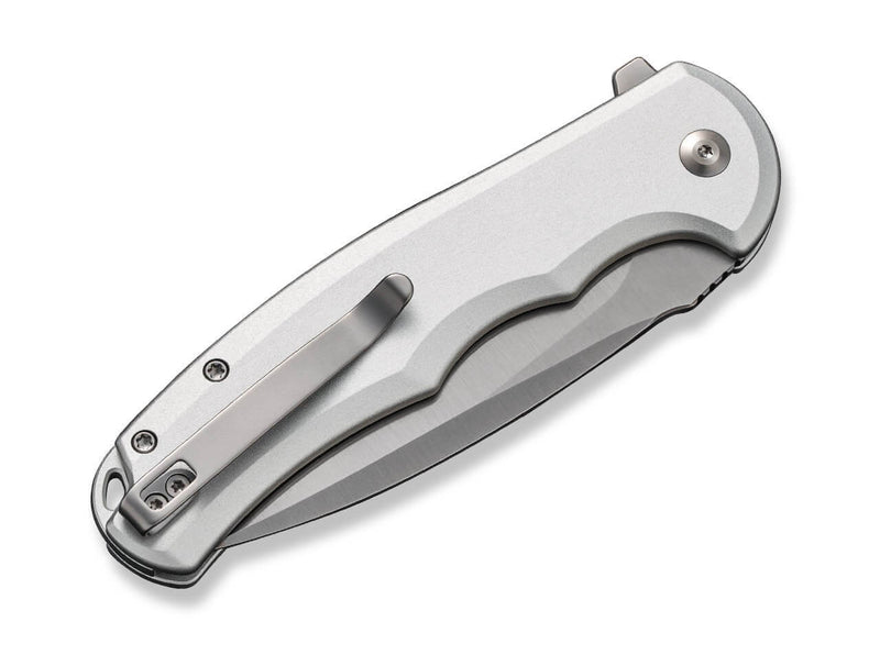 CIVIVI Button Lock Praxis Aluminum Silver