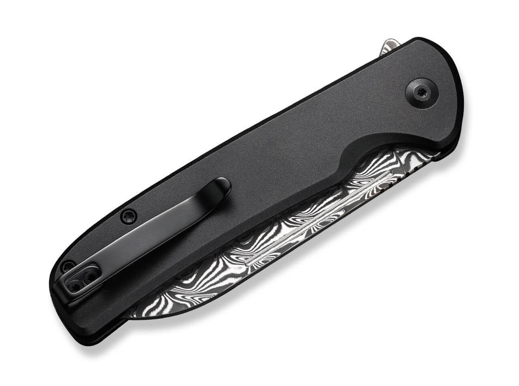 Chevalier II Aluminum Black Damascus