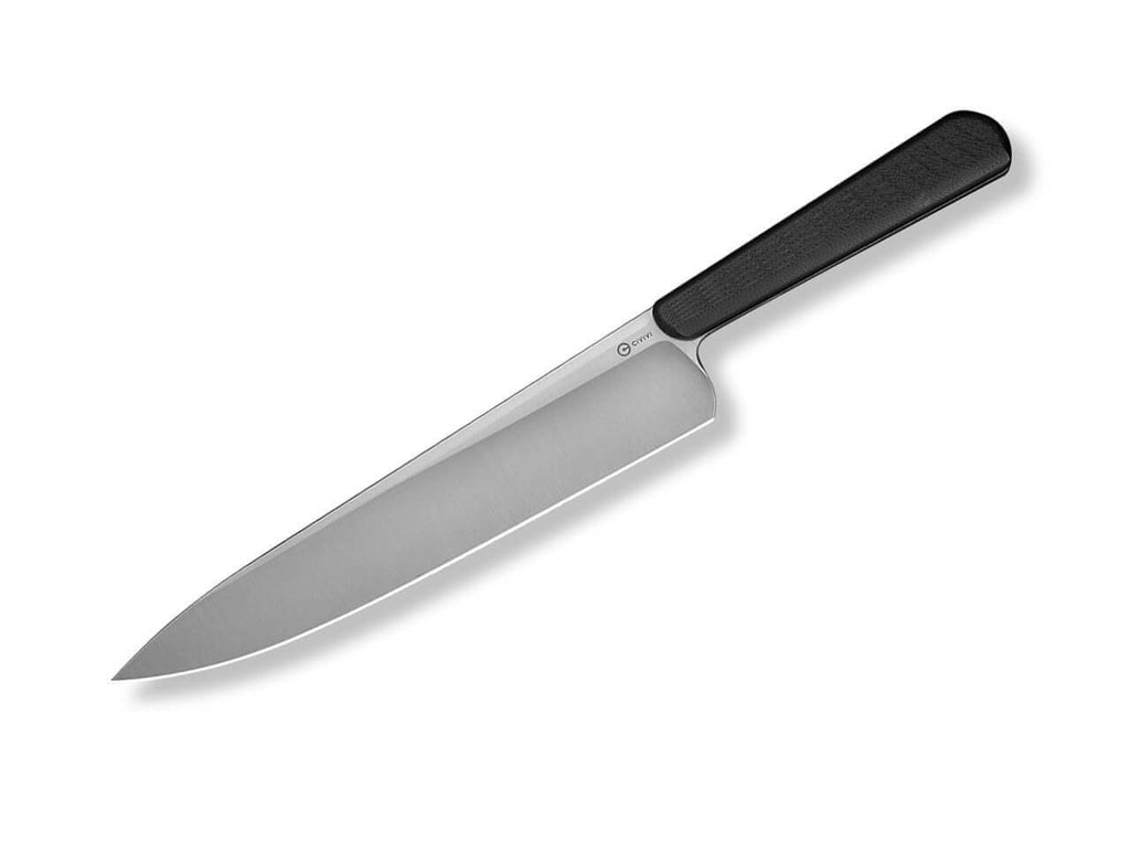 Cibus Chef's Knife 14C28N Milled Black G10