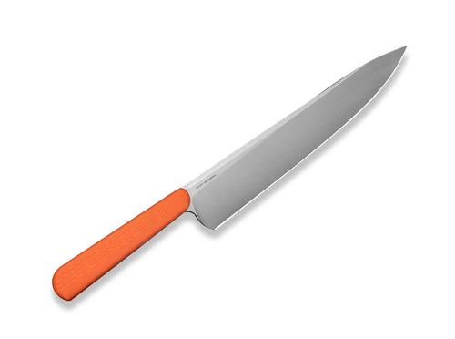 Cibus Chef's Knife 14C28N Milled Orange G10