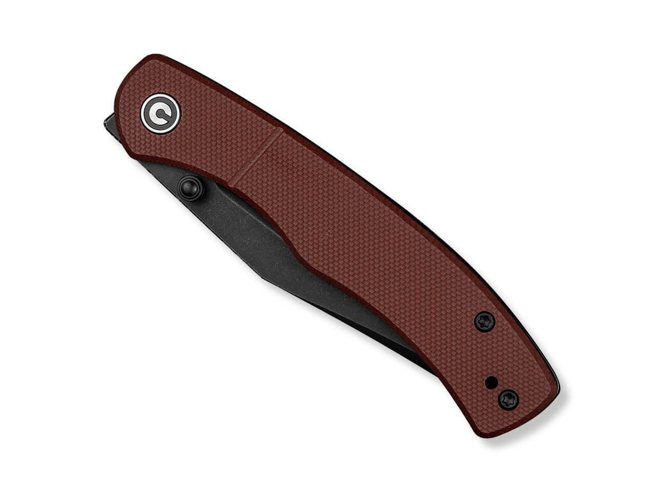 Clingman Nitro-V G10 Burgundy Black Stonewash