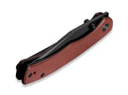 Clingman Nitro-V G10 Burgundy Black Stonewash