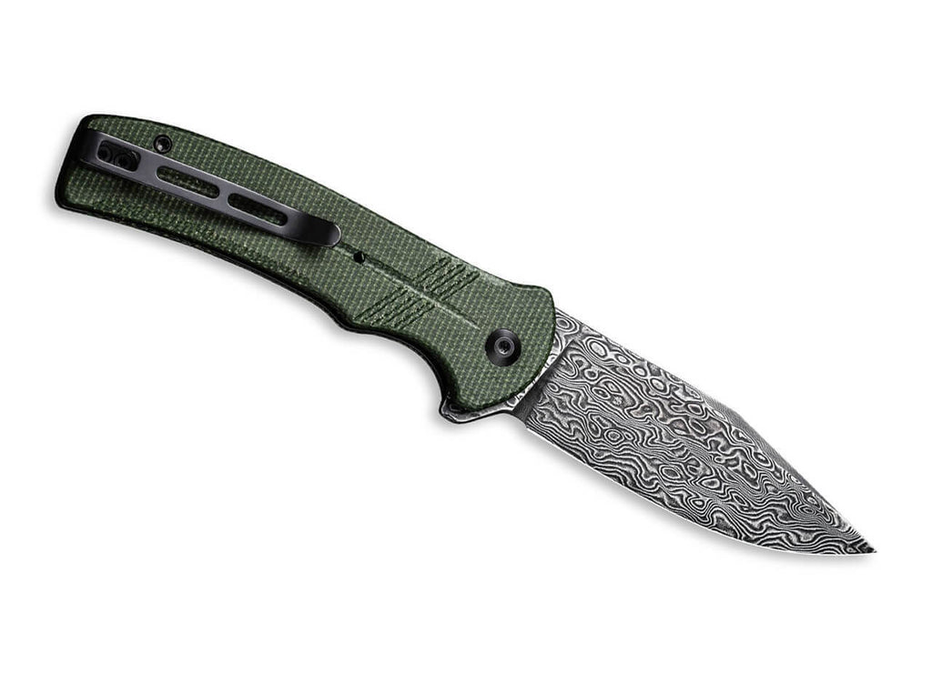 Cogent Damast Micarta Green