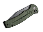 Cogent Damast Micarta Green