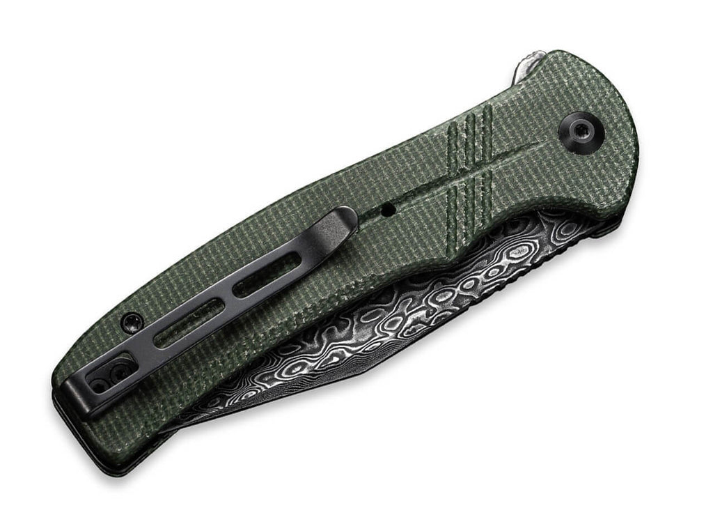 Cogent Damast Micarta Green