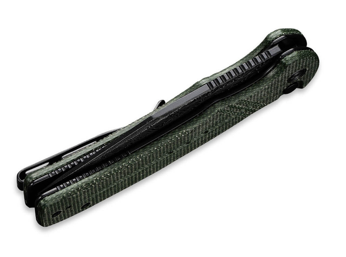 Cogent Damast Micarta Green