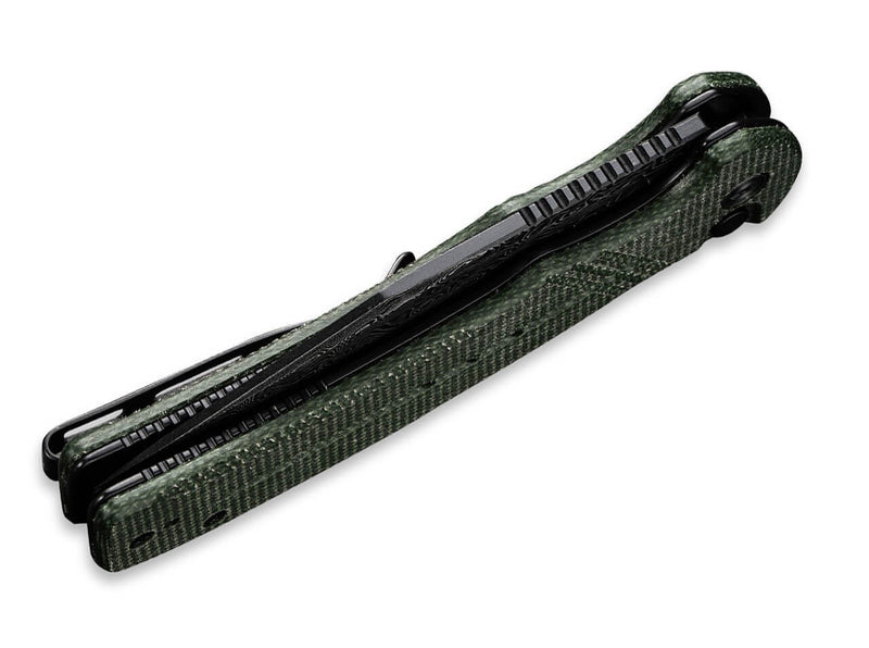 CIVIVI Cogent Damast Micarta Green