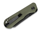Crabby 14C28N OD Green G10 Black Blade