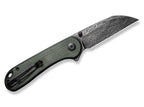 Elementum Micarta Green Damascus