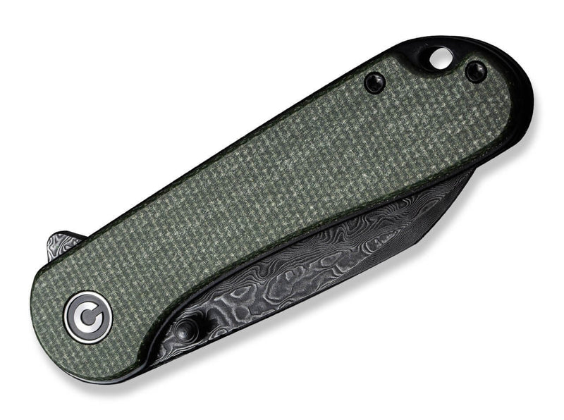 CIVIVI Elementum Micarta Green Damascus