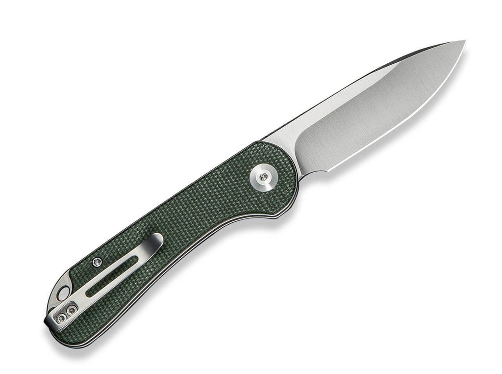 Elementum Slip Joint 14C28N Micarta Green