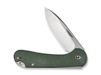 Elementum Slip Joint 14C28N Micarta Green