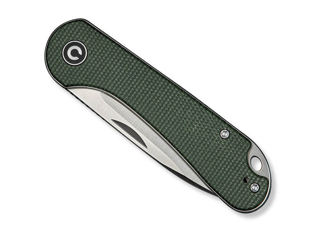 Elementum Slip Joint 14C28N Micarta Green