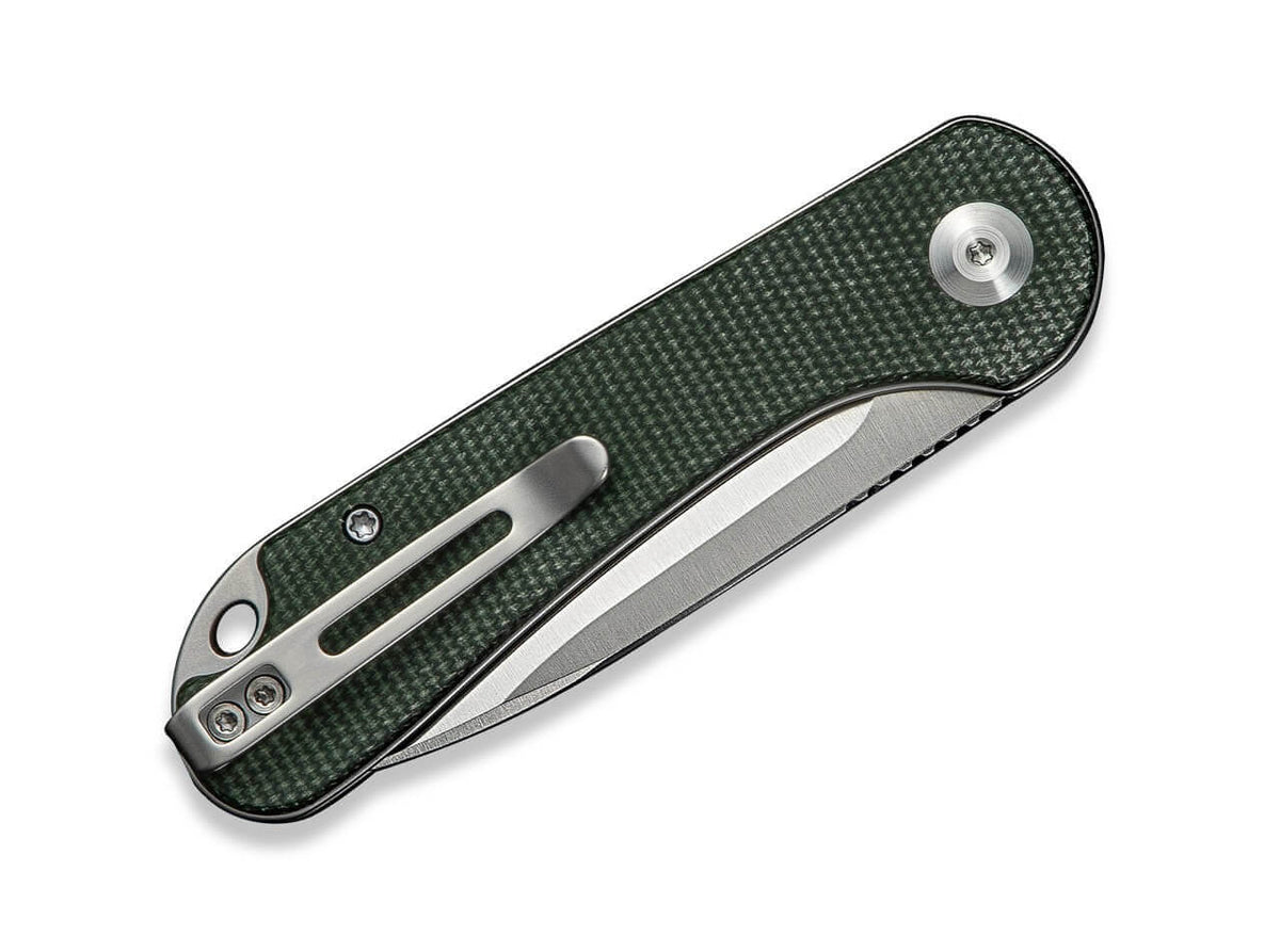 Elementum Slip Joint 14C28N Micarta Green