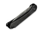Elementum Slip Joint Damascus Twill CF
