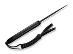 Fixed Blade Elementum Ebony Damascus