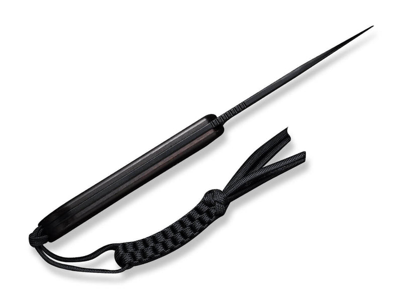 CIVIVI Fixed Blade Elementum Ebony Damascus