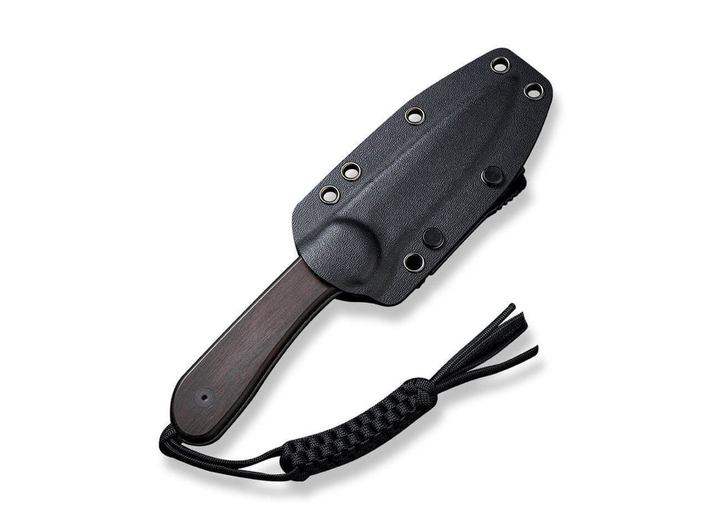 Fixed Blade Elementum Ebony Damascus