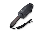 Fixed Blade Elementum Ebony Damascus