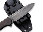 Fixed Blade Elementum Ebony Damascus