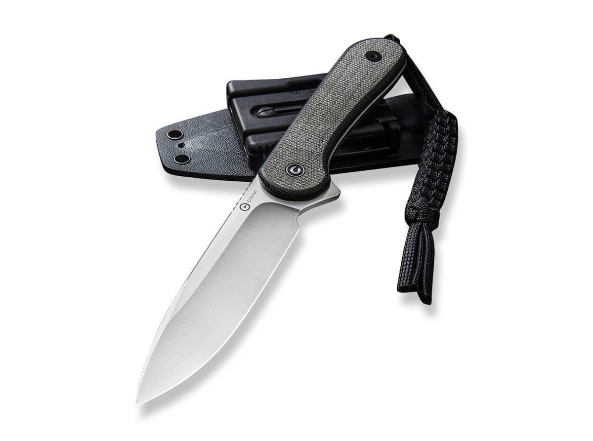 Fixed Blade Elementum Micarta Green