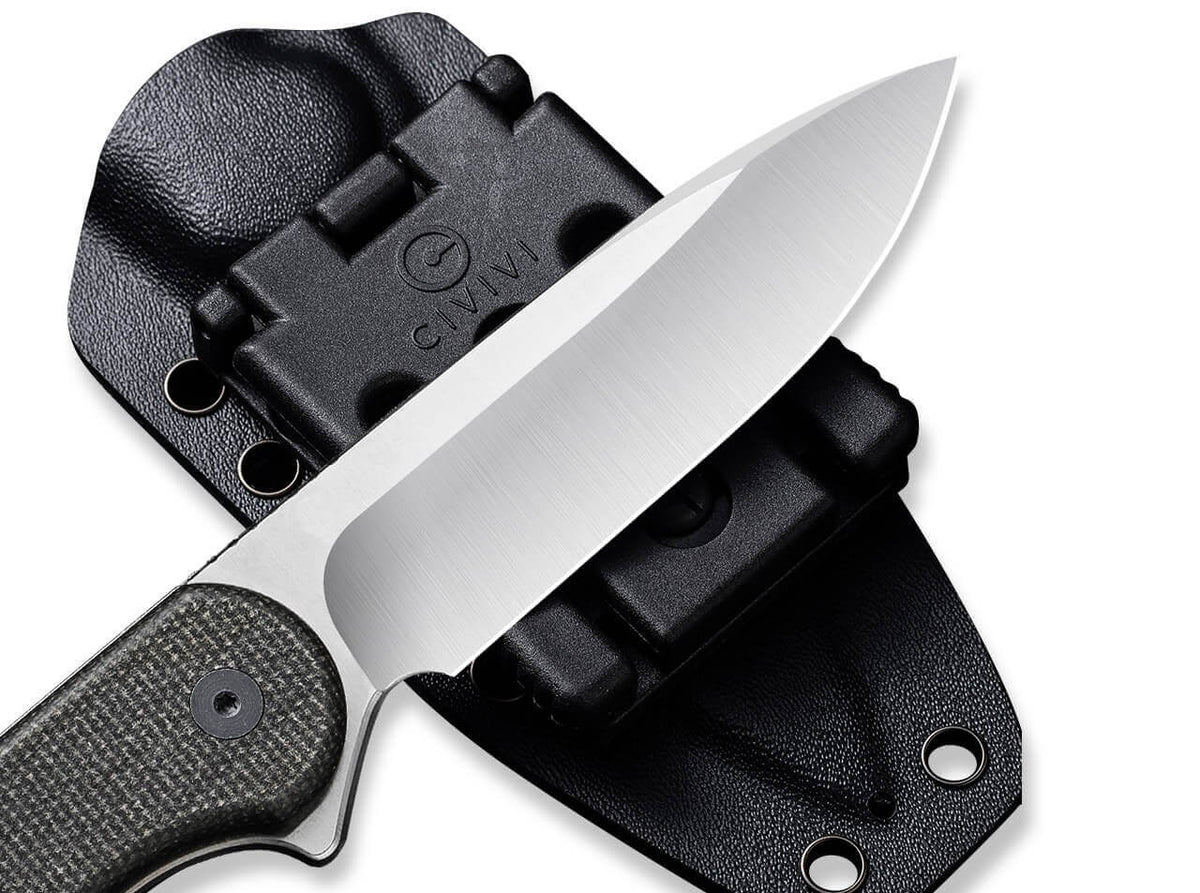 Fixed Blade Elementum Micarta Green