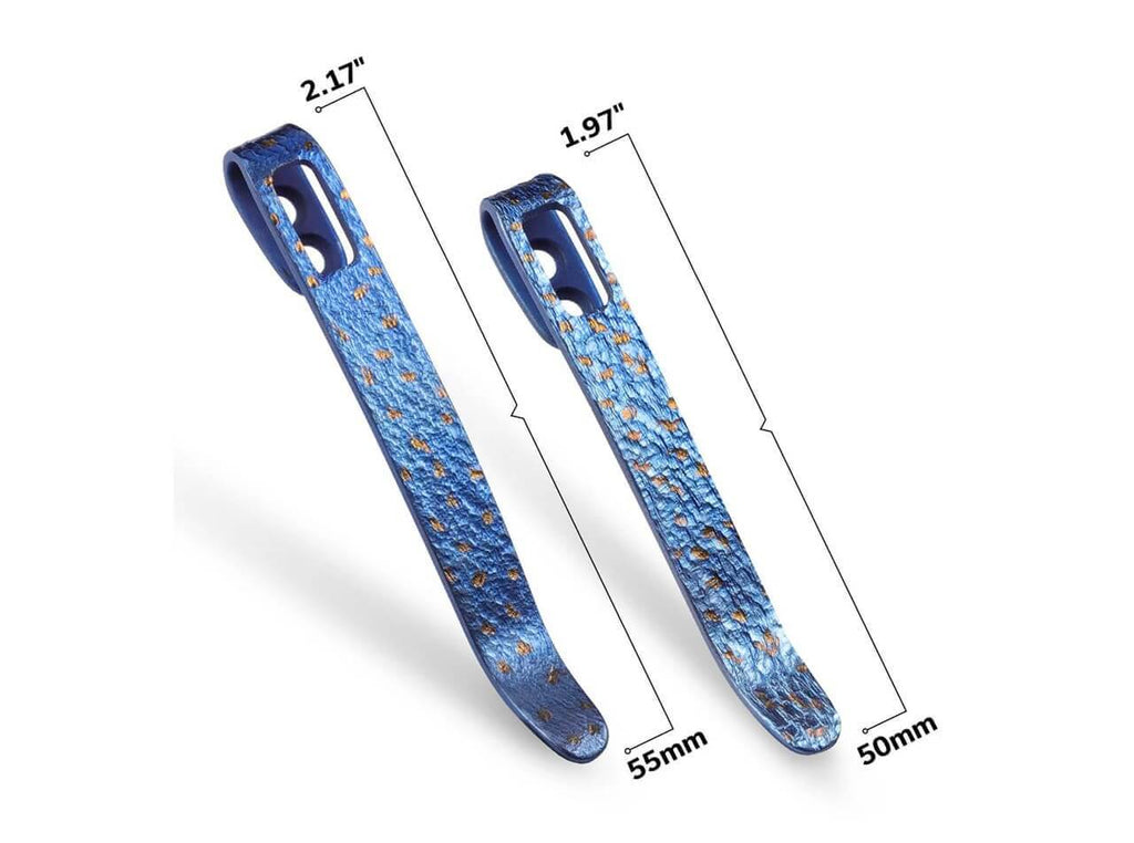 CIVIVI Four Flamed Titanium Clips T002C