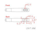 CIVIVI Four Flamed Titanium Clips T002C