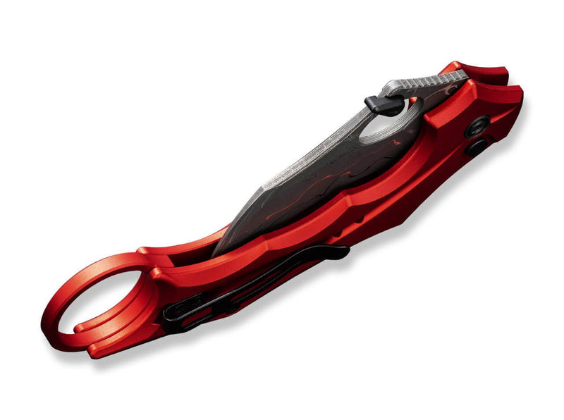 CIVIVI Incisor II Aluminum Red Damascus