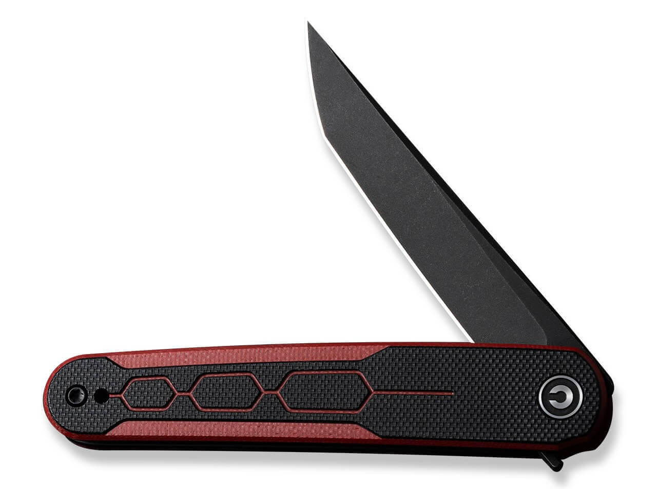 KwaiQ Milled G10 Burgundy & Black