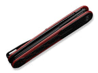 KwaiQ Milled G10 Burgundy & Black