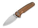 CIVIVI Mini Shakan Nitro-V Coyote Brown Aluminum