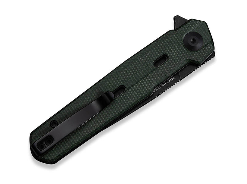 CIVIVI Navo Nitro-V Green Micarta Black Stonewashed