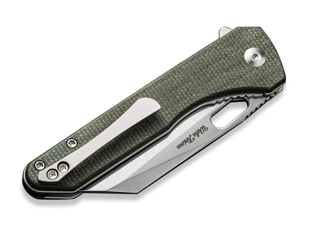 Nugz 14C28N Micarta Green