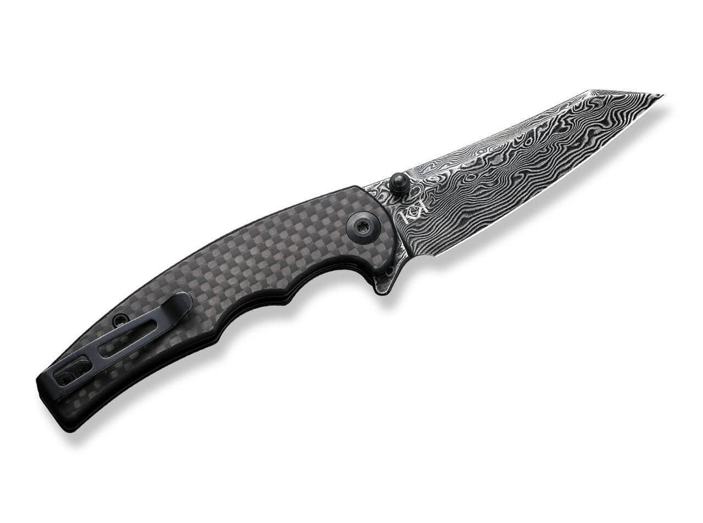 P87 Twill Carbon Damascus