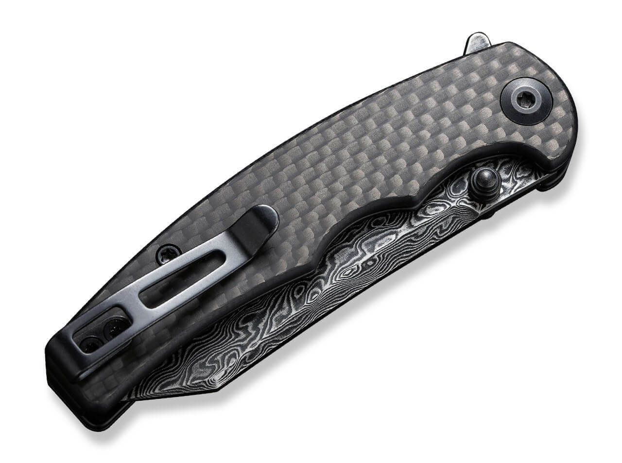 P87 Twill Carbon Damascus