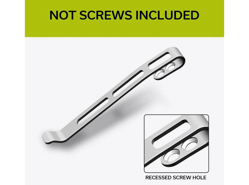 CIVIVI Plain Stainless Steel Clip CA-06B-V1