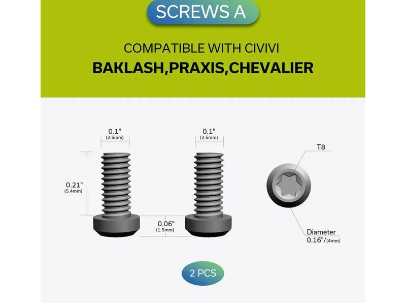 CIVIVI Plain Titanium Clip T001C