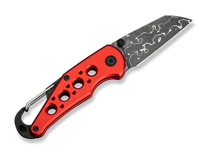 CIVIVI Pragma Aluminum Red Damascus