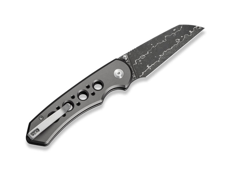CIVIVI Pragma Prime Damascus Gray Aluminum