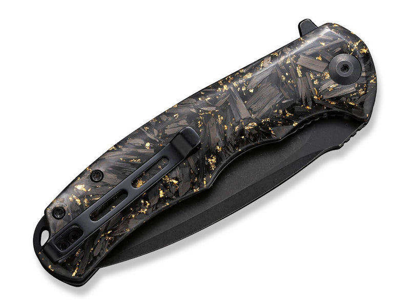 CIVIVI Praxis Shredded Carbon Gold