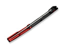 CIVIVI Shawka 14C28N Black & Red Aluminum