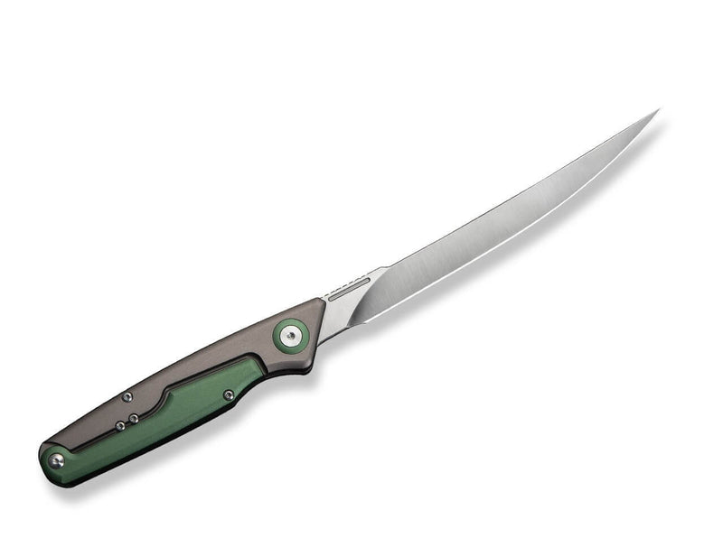 CIVIVI Shawka 14C28N Grey & Green Aluminum