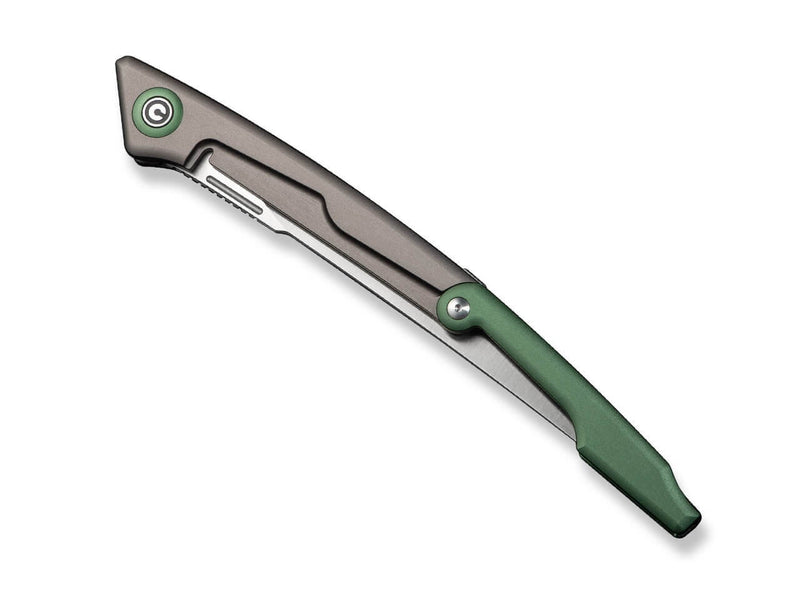 CIVIVI Shawka 14C28N Grey & Green Aluminum