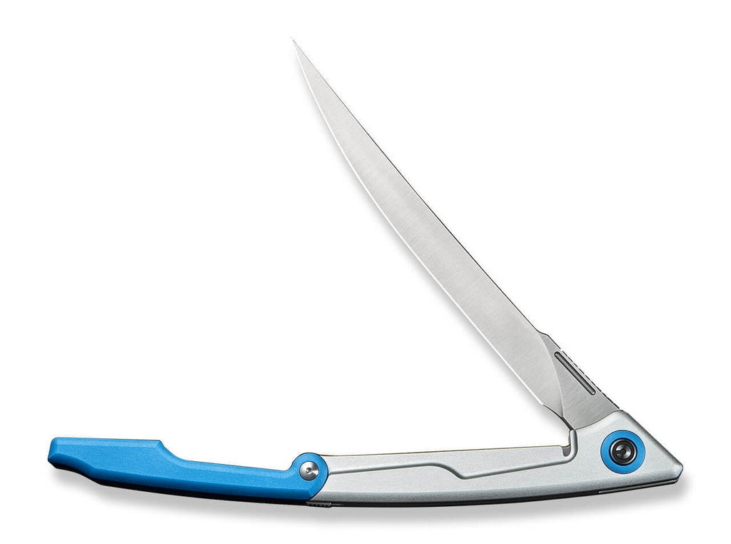 Shawka 14C28N Silver & Blue Aluminum